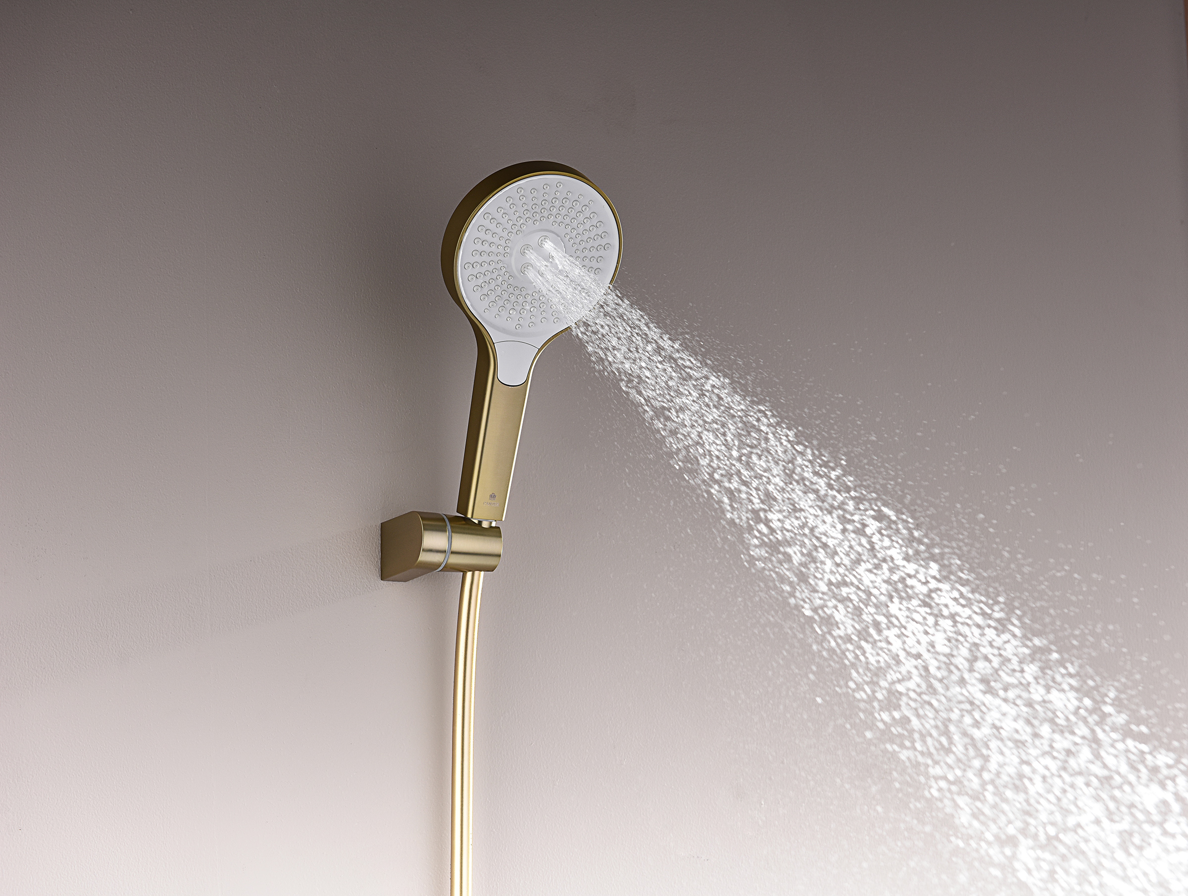 06165-S Смеситель встраиваемый для душа с 3-функ. (Мат. Золото) GANZER (6/1шт)