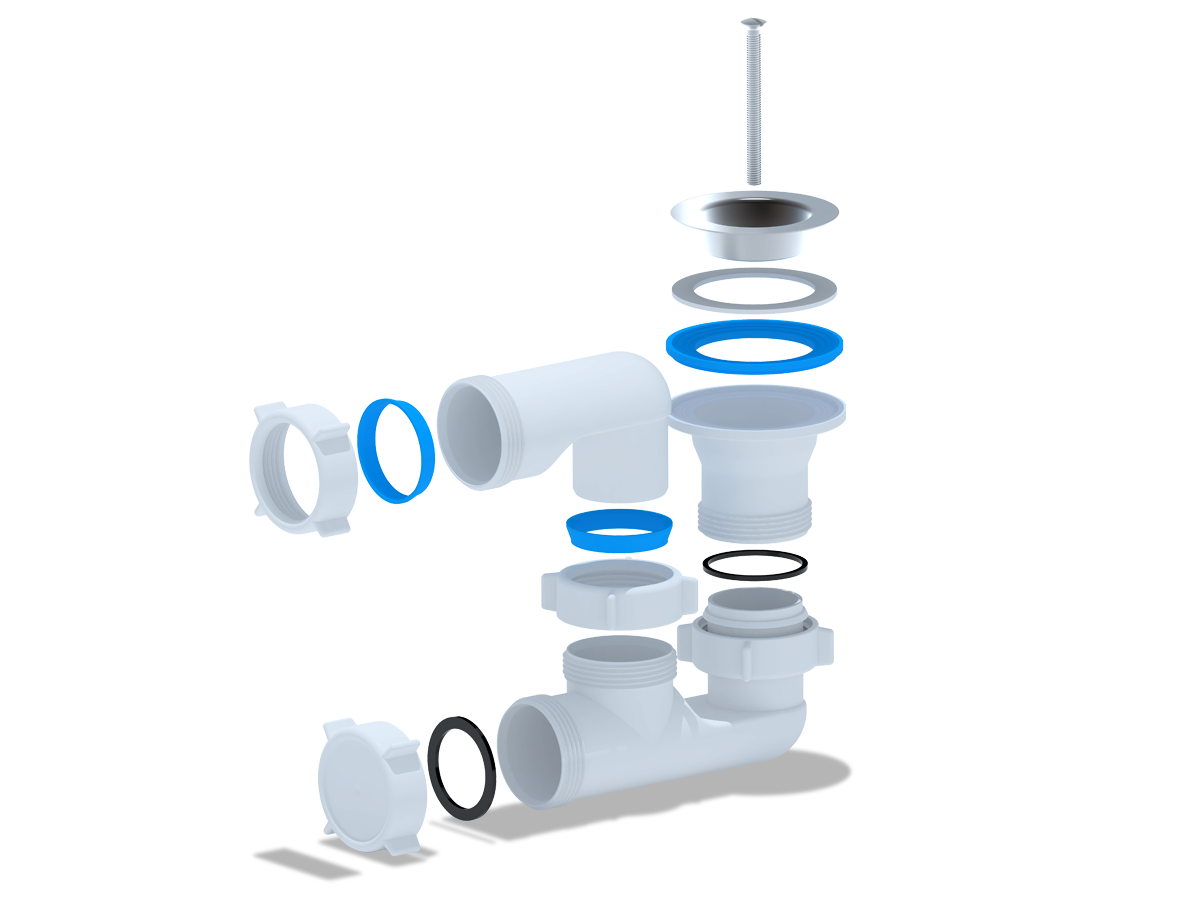АНИ  Е210  Сифон для поддона 1 1/2"*40  (60/1шт)