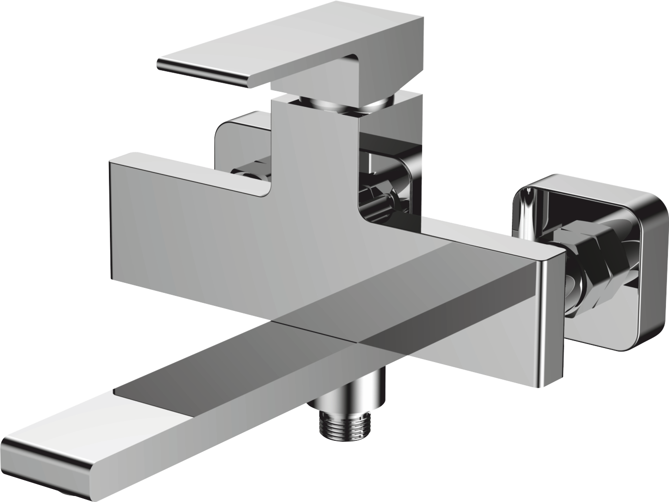 28032 Смес. для ванны (хром) GANZER  (6/1шт)