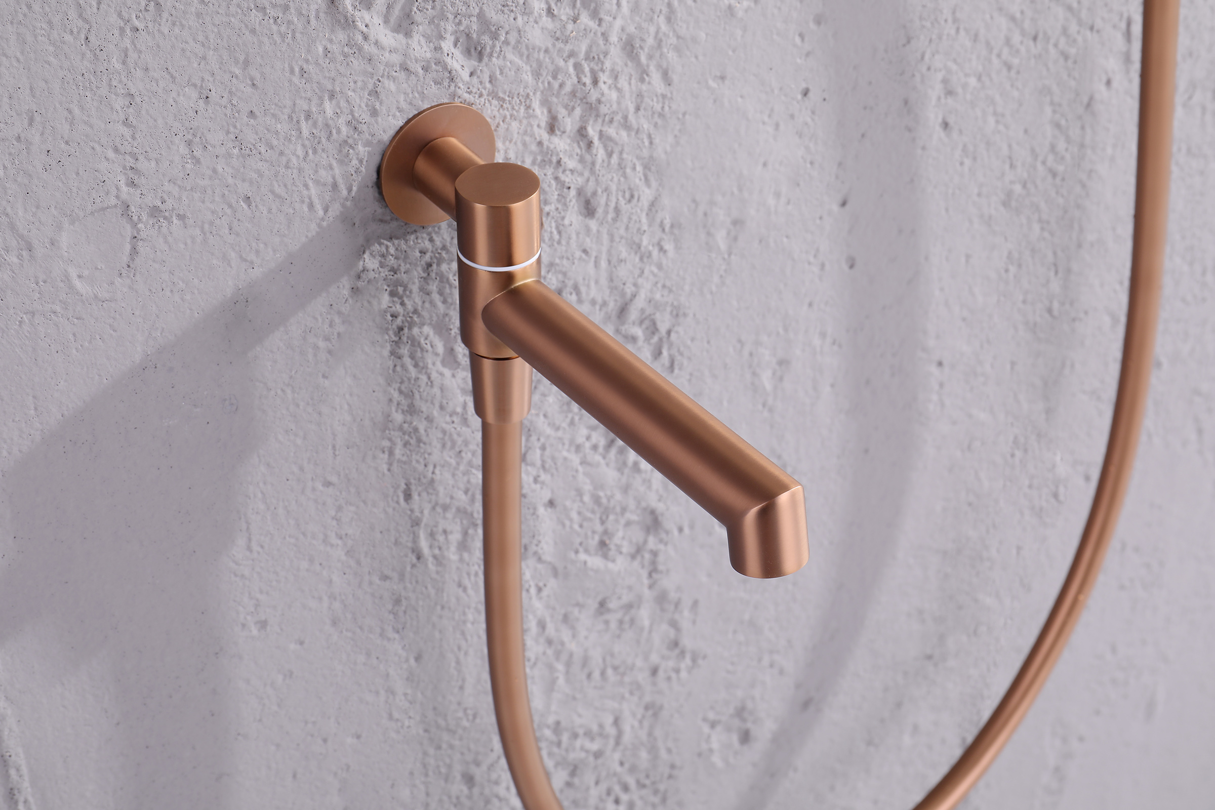 19165-R Смеситель встраиваемый для душа с 3-функ. (Роз. Золото) GANZER (6/1шт)