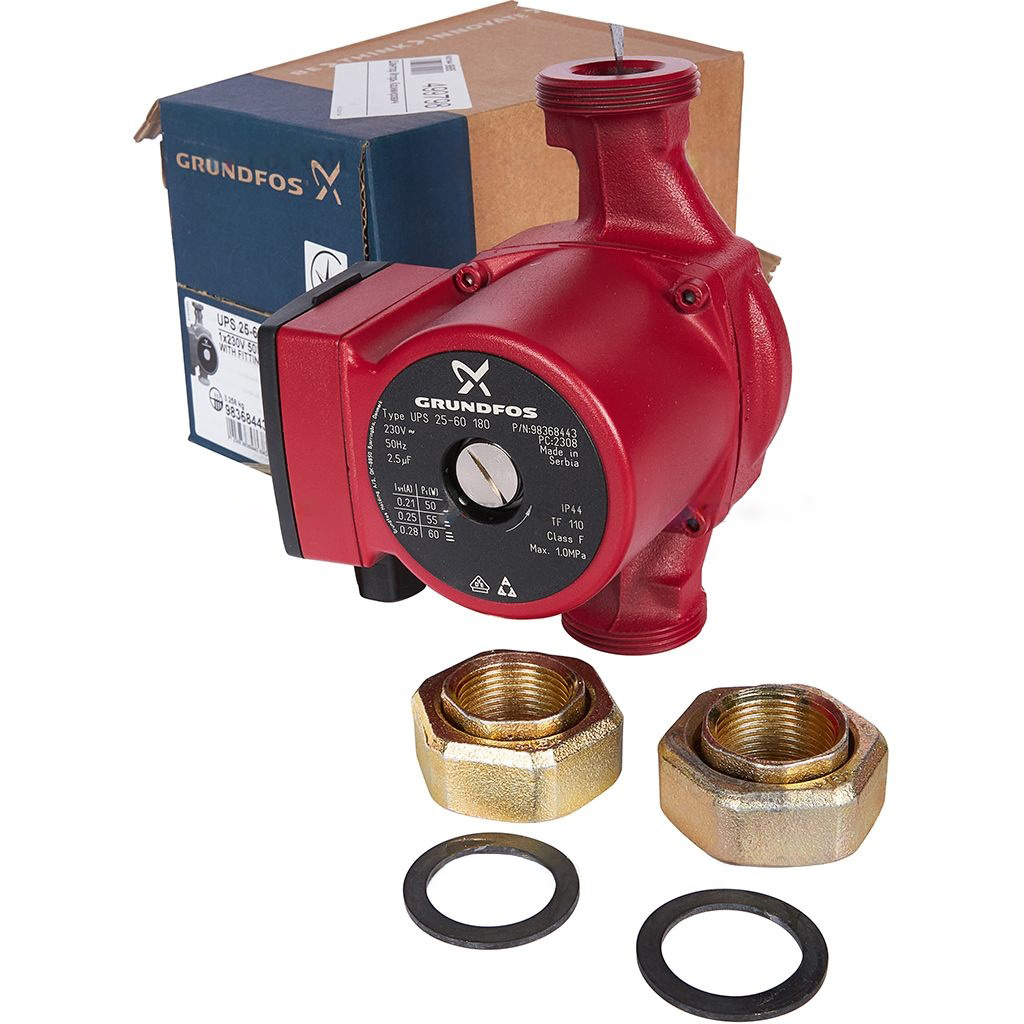 Циркуляционный насос UPS 25 х 60 - 180мм  (ОРИГИНАЛ) GRUNDFOS  (8/1шт)