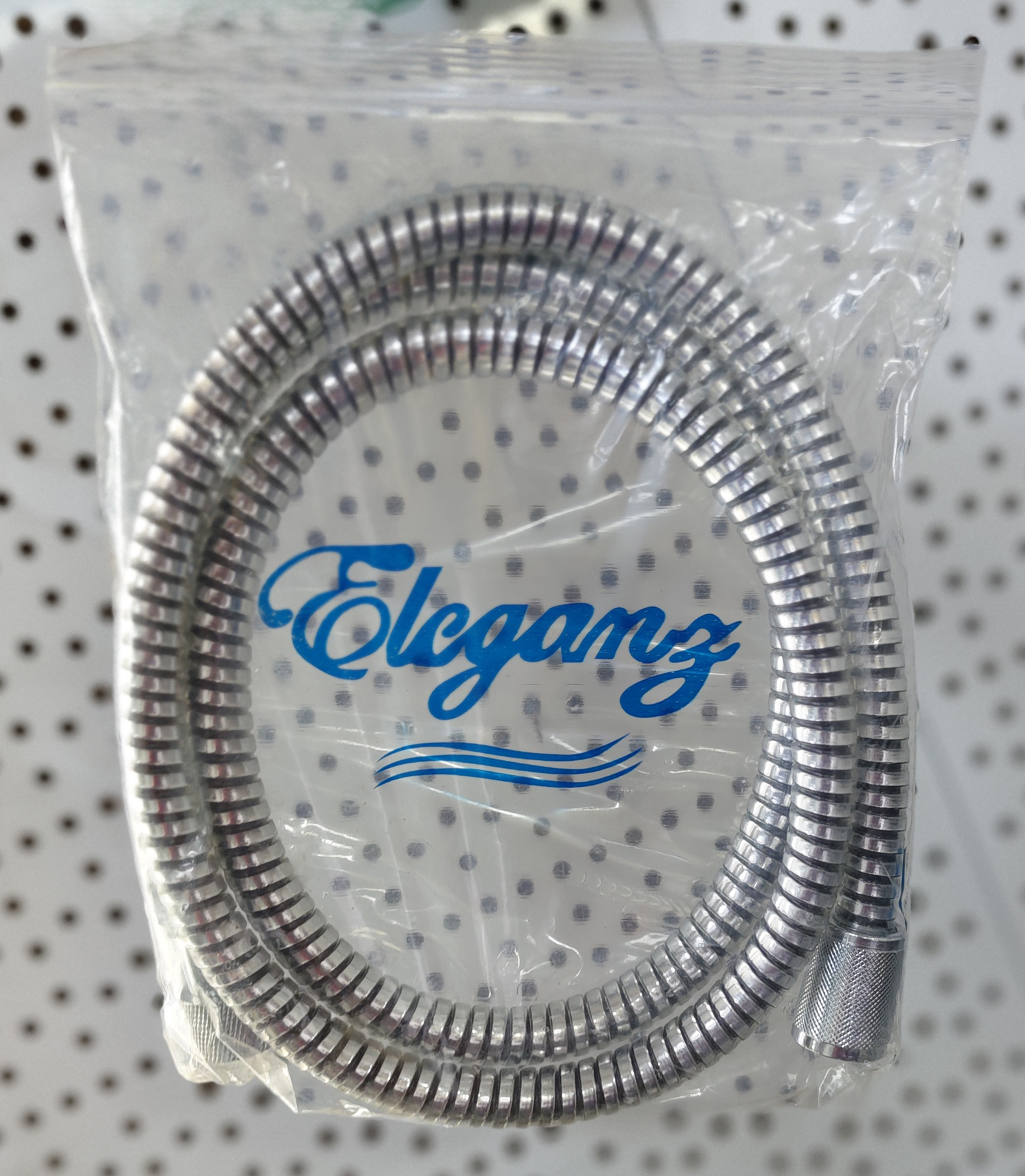 Шланг для душа 150см. (силикон, В ПАКЕТЕ)  Eleganz (50/1шт)