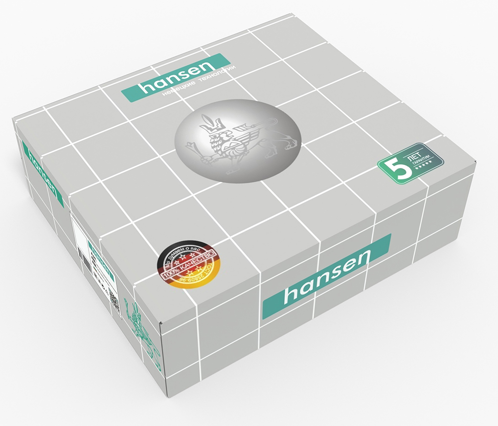 10010 Смеситель для умывальника HANSEN  (10/1шт)