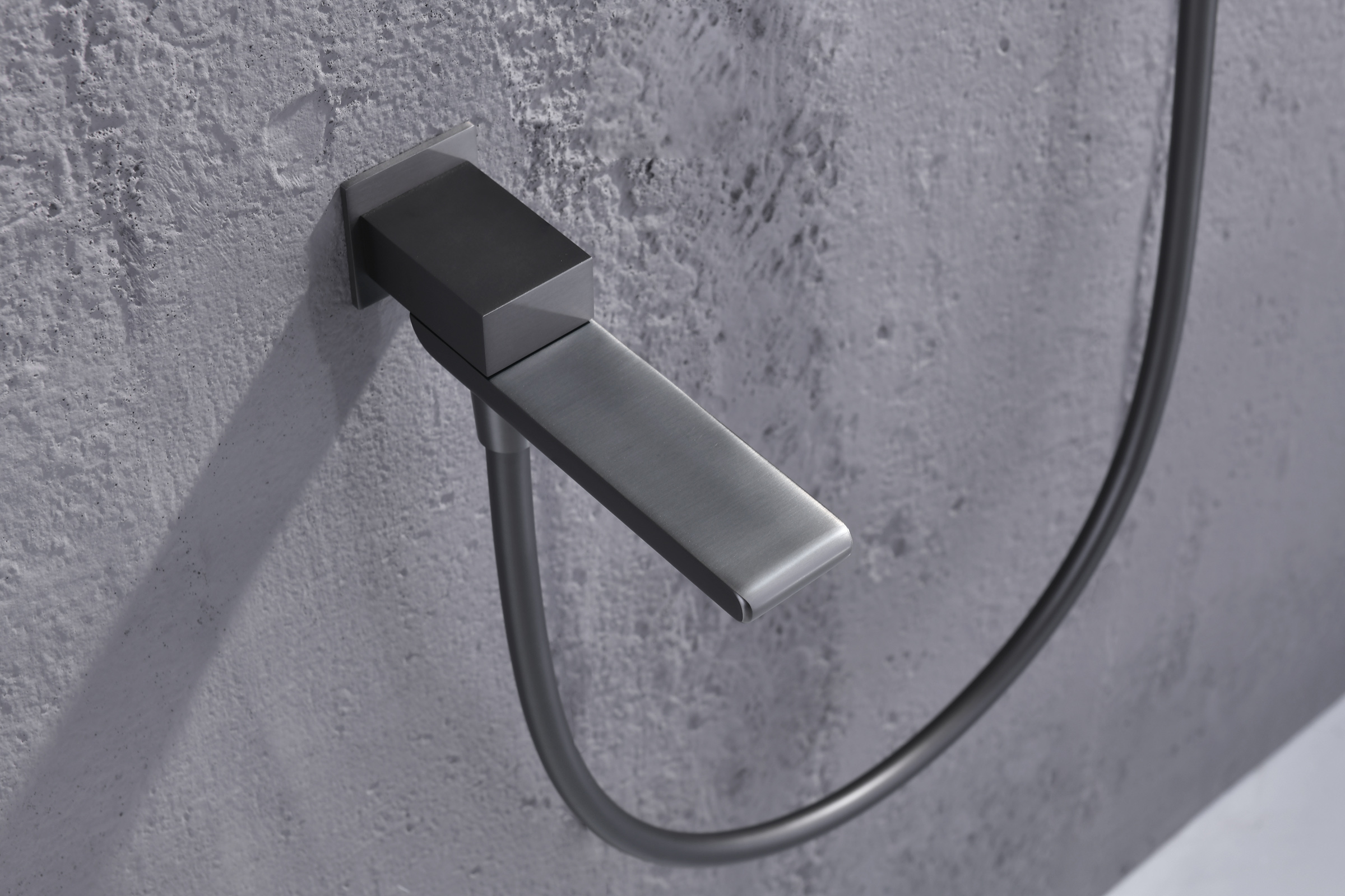 02165-Q Смеситель встраиваемый для душа с 3-функ. (ГРАФИТ) GANZER (6/1шт)