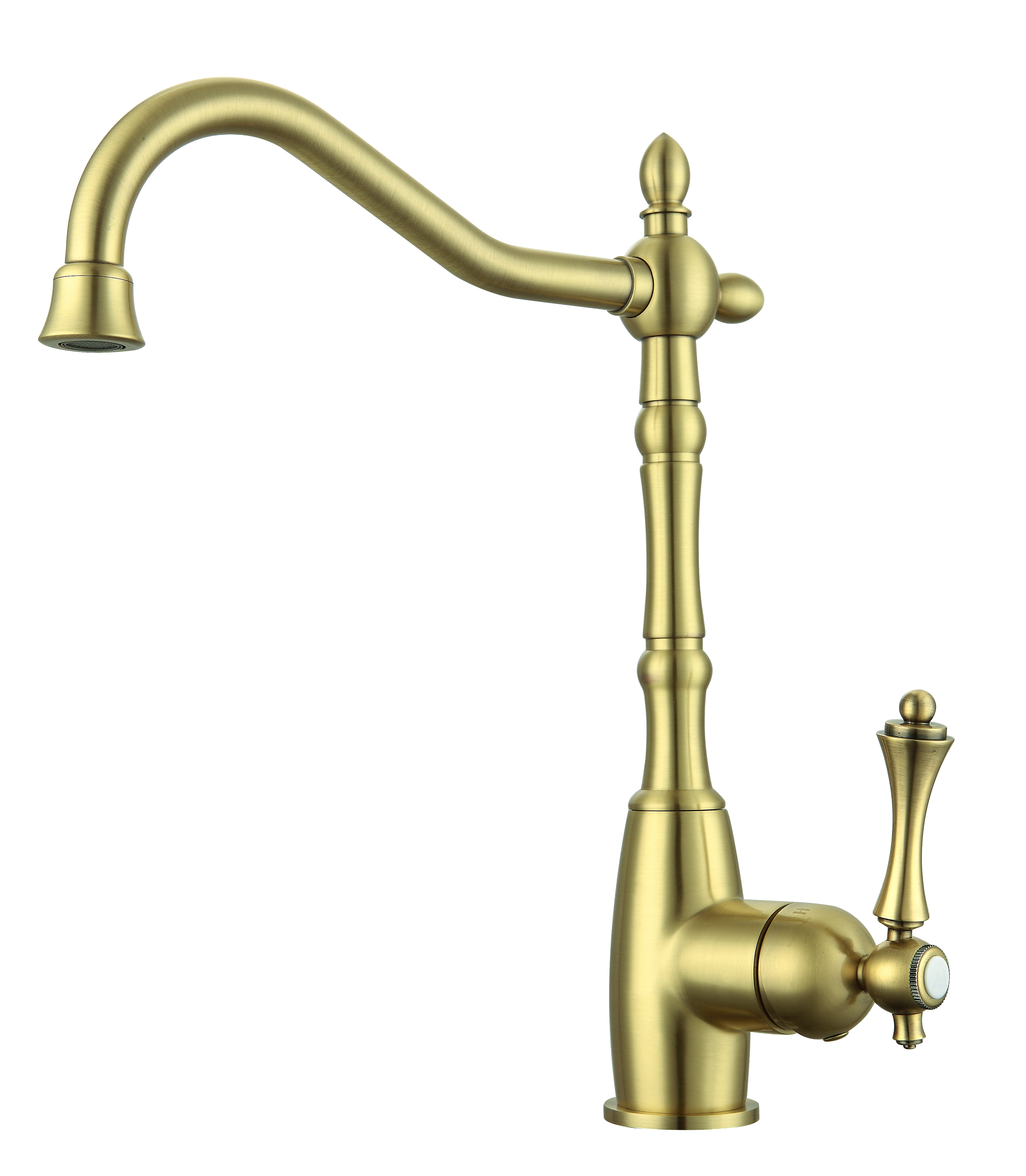 77121-D Смеситель однорычажный для кухни (БРОНЗА)  GANZER  (10/1шт)