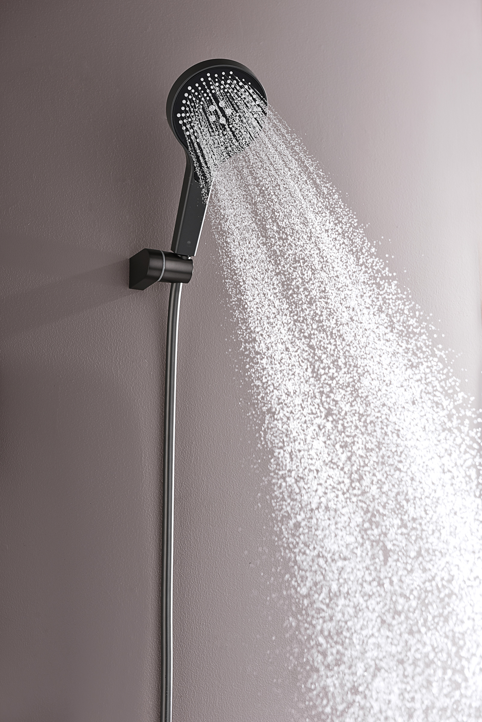 06165-Q Смеситель встраиваемый для душа с 3-функ. (ГРАФИТ) GANZER (6/1шт)