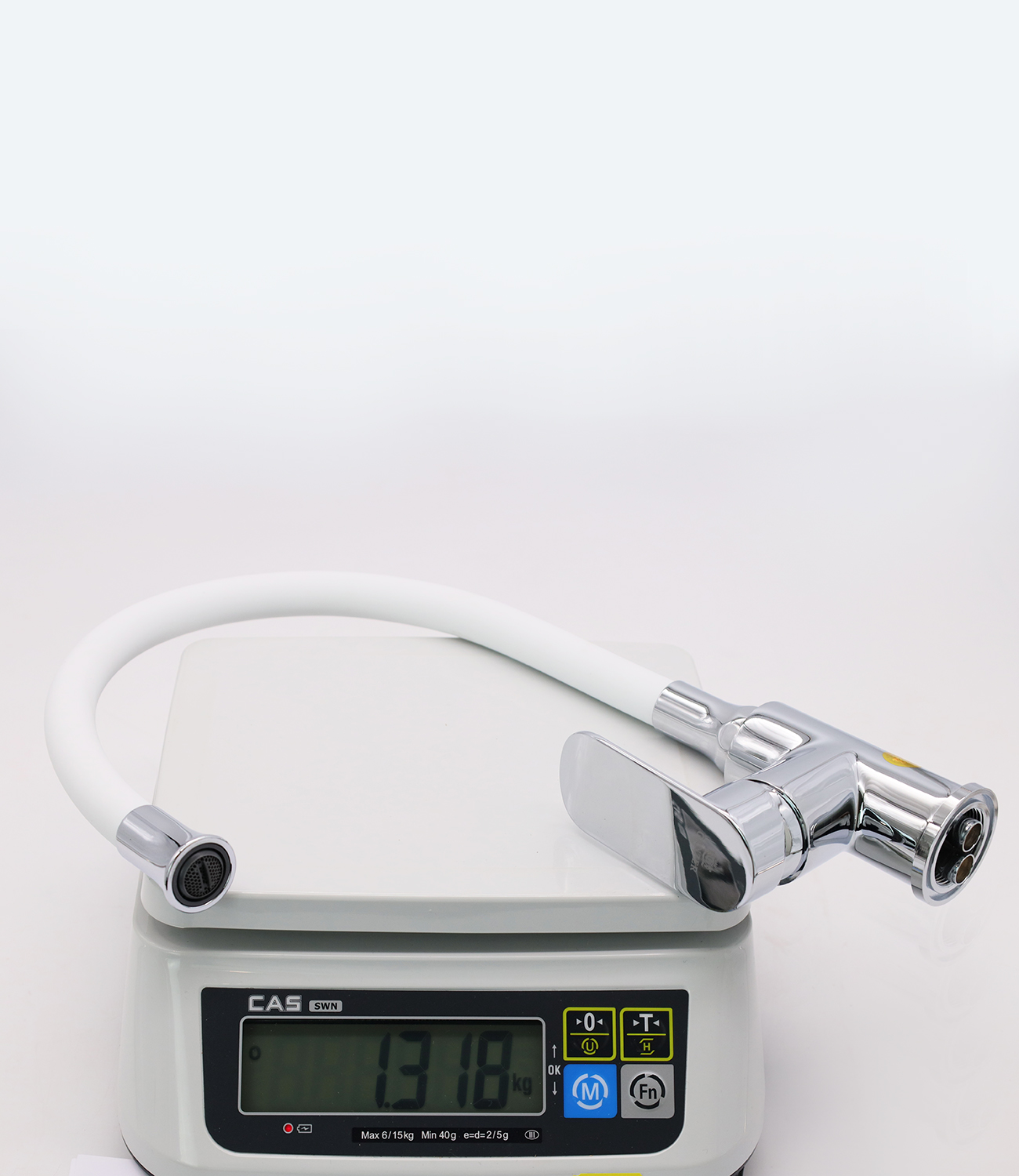 22021-F Смеситель од. для кухни (БЕЛЫЙ) "GANZER" (10/1шт) Л/К