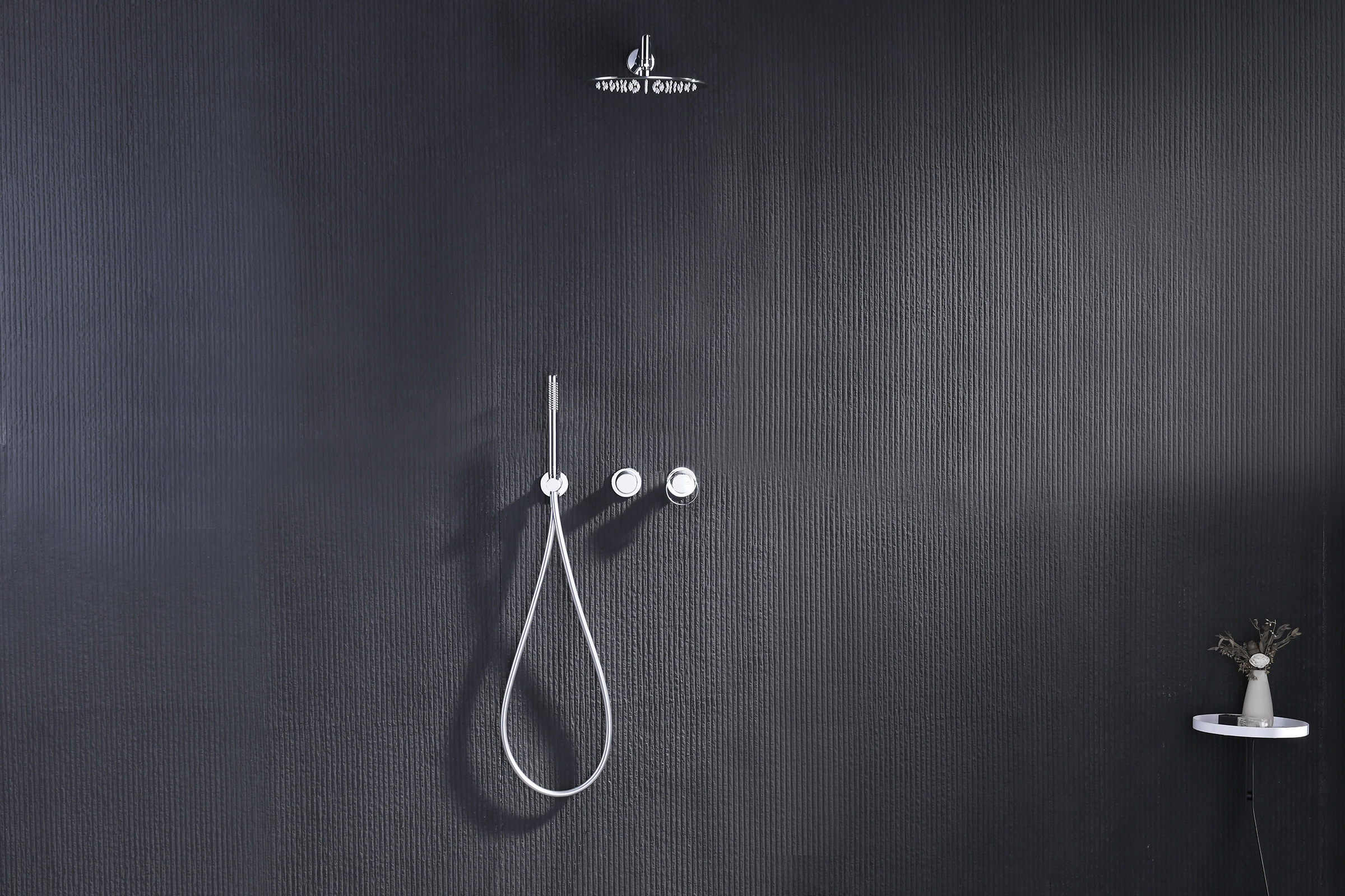 19164 Встроенный смес для душа с 2-функ. (ХРОМ) GANZER  (6/1шт)