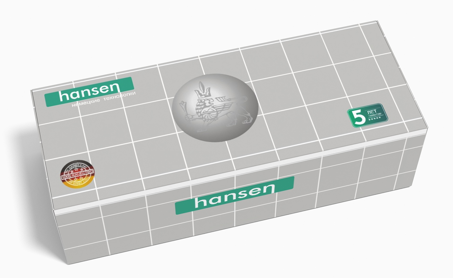 22018-C Cмеситель для ванны (ЧЕРНЫЙ) HANSEN  (10/1шт)