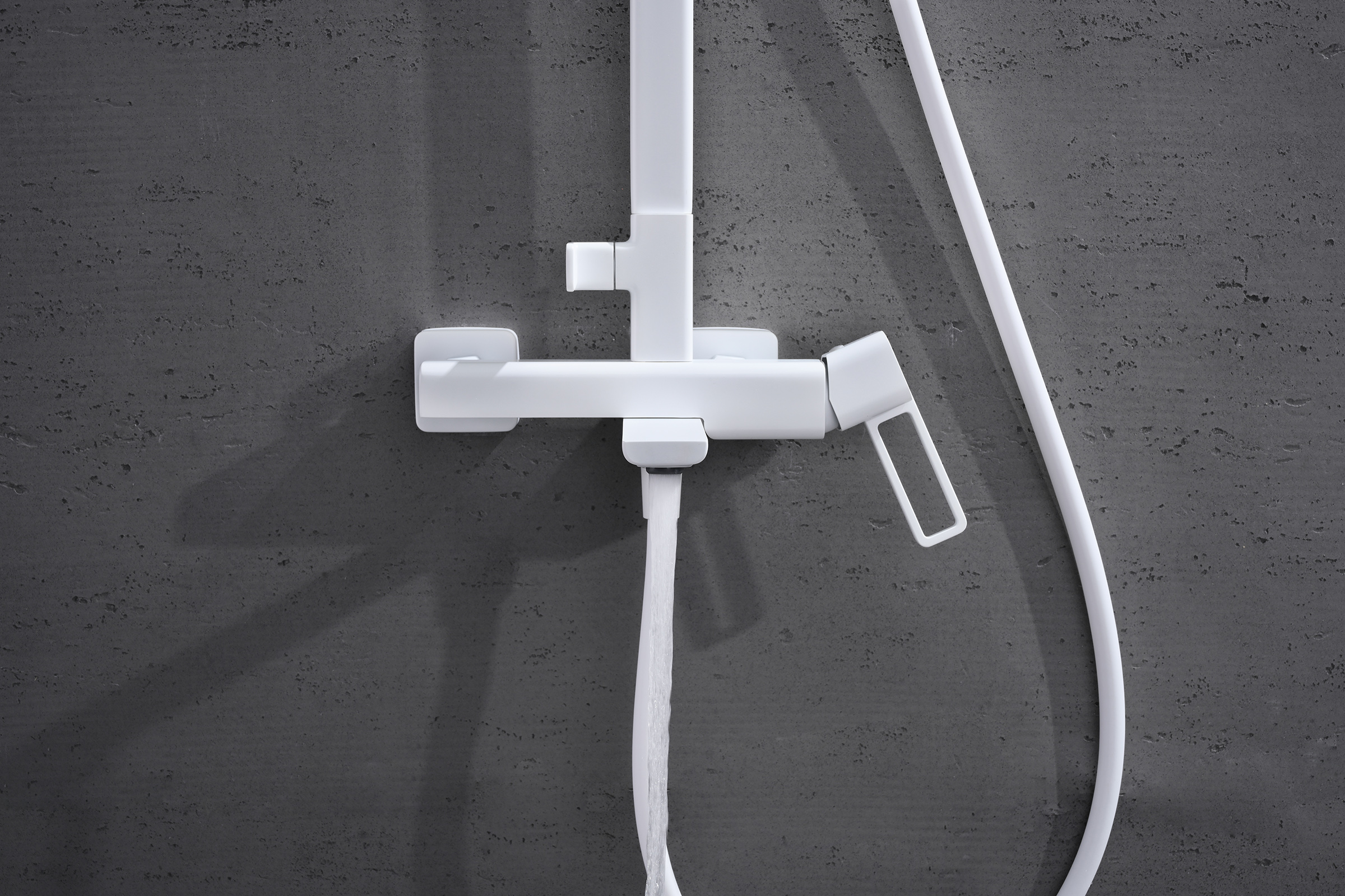 12163-F Душевая система (БЕЛЫЙ) GANZER (5/1шт)