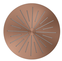 18430-R Тропическая лейка, круглая 32см (Роз. Золото)  GANZER  (6/1шт)