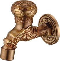 Кран с носиком  ретро БРОНЗА (латунь)  ViEiR  (50/1шт)