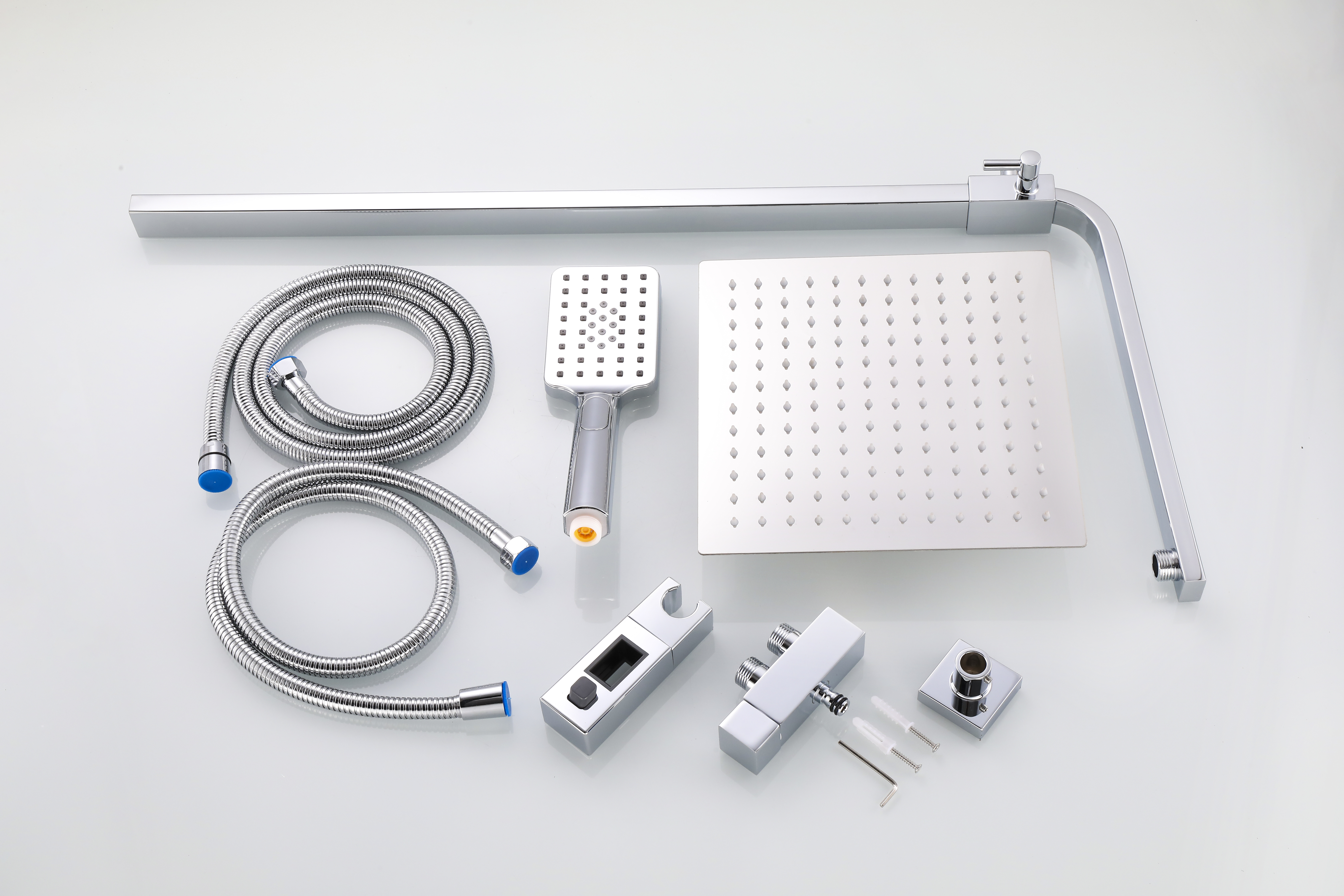 34002 Душевой релинг КВАДРАТ (шланг. под.)  HANSEN  (5/1шт)