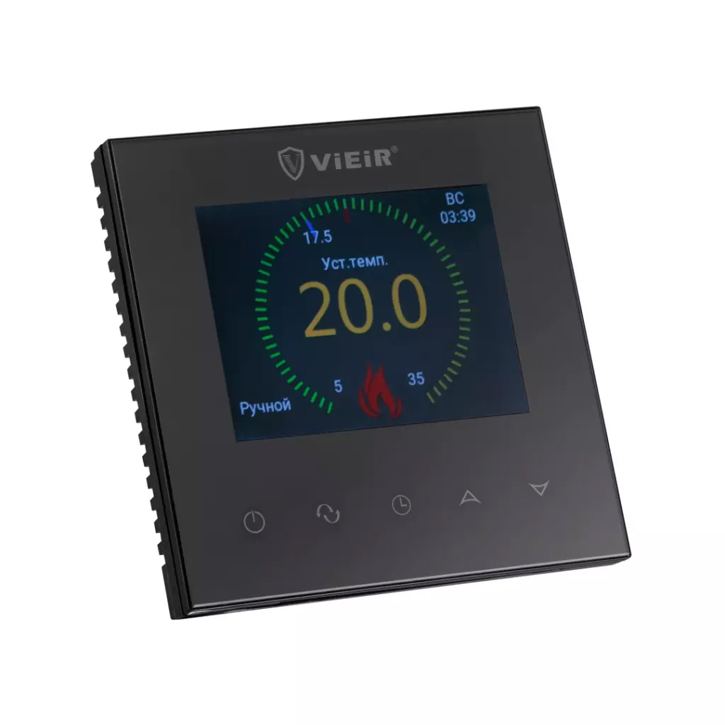 Термостат электронный комнатный с WI-FI (белый)  ViEiR  (36/1шт)