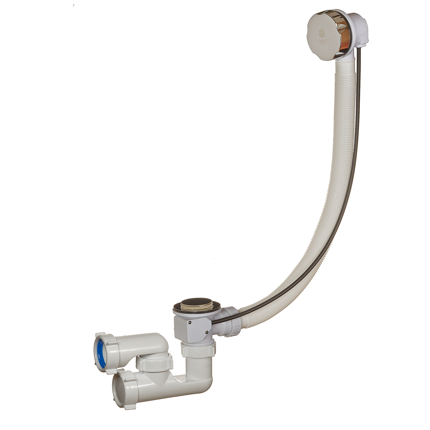 2808 Сифон для ванны с переливом (ПОЛ) ОРИО (25шт)