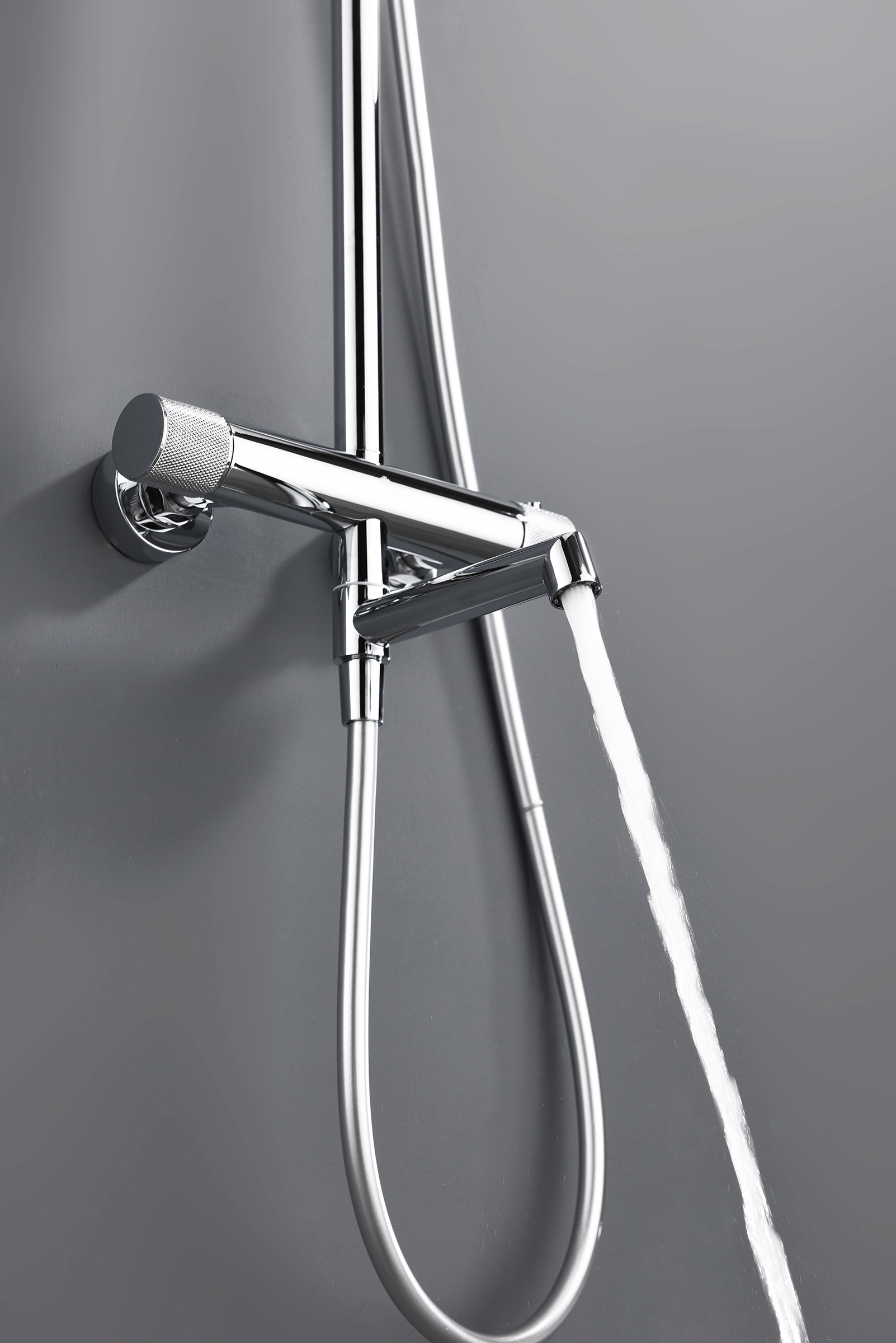 19170 Душевая система с термостатом (ХРОМ) GANZER (5/1шт)