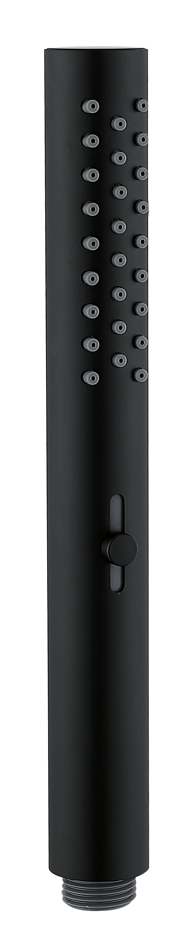 2003-C Лейка для душа, 2 функции, трубчатый (ЧЕРНЫЙ) GANZER  (100/1шт)