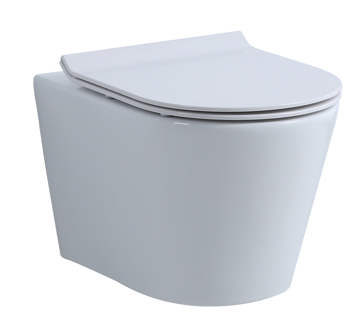 Унитаз подвесной, круглый (БЕЛЫЙ)  GANZER