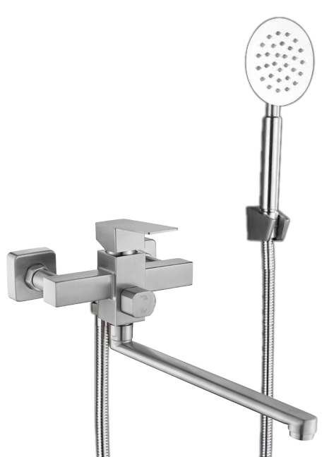 25304-G Смес. од. из НЕРЖ. для ванны (САТИН) HANSEN  (8/1шт)