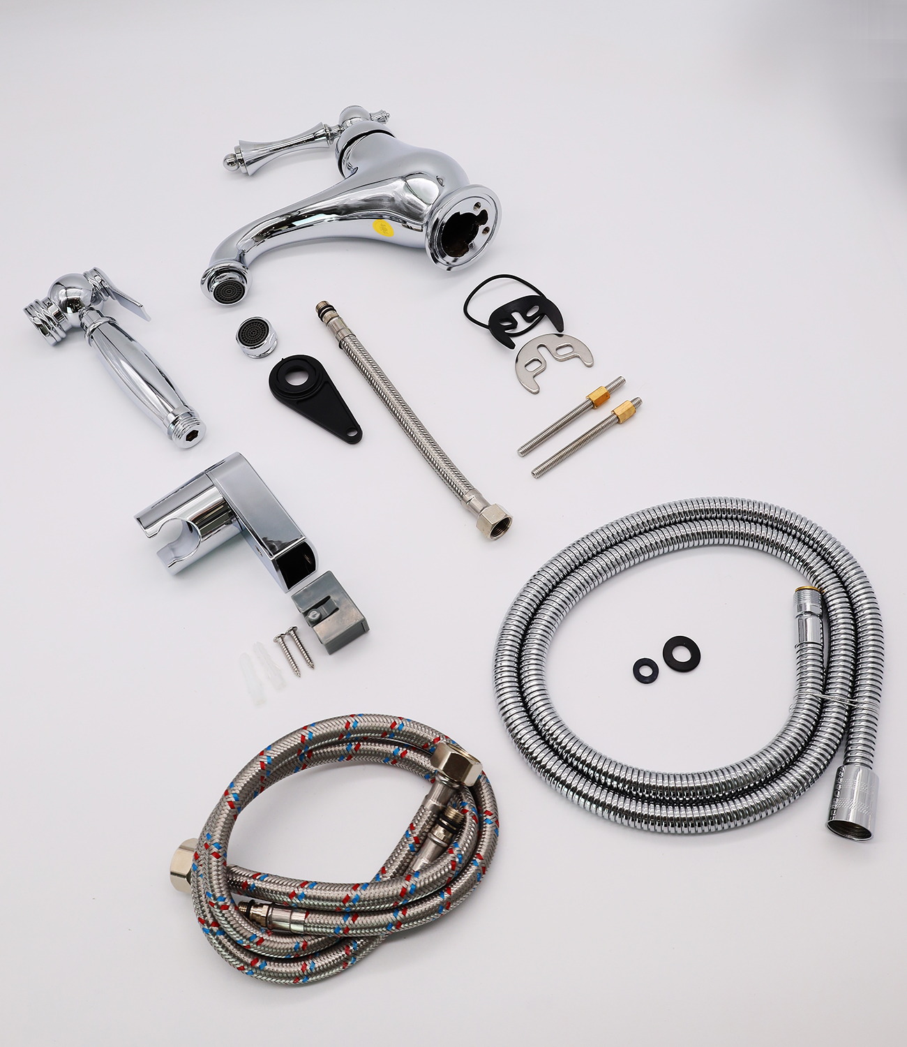 77051 Смеситель для умыв. с гиг. под. GANZER  (10/1шт)