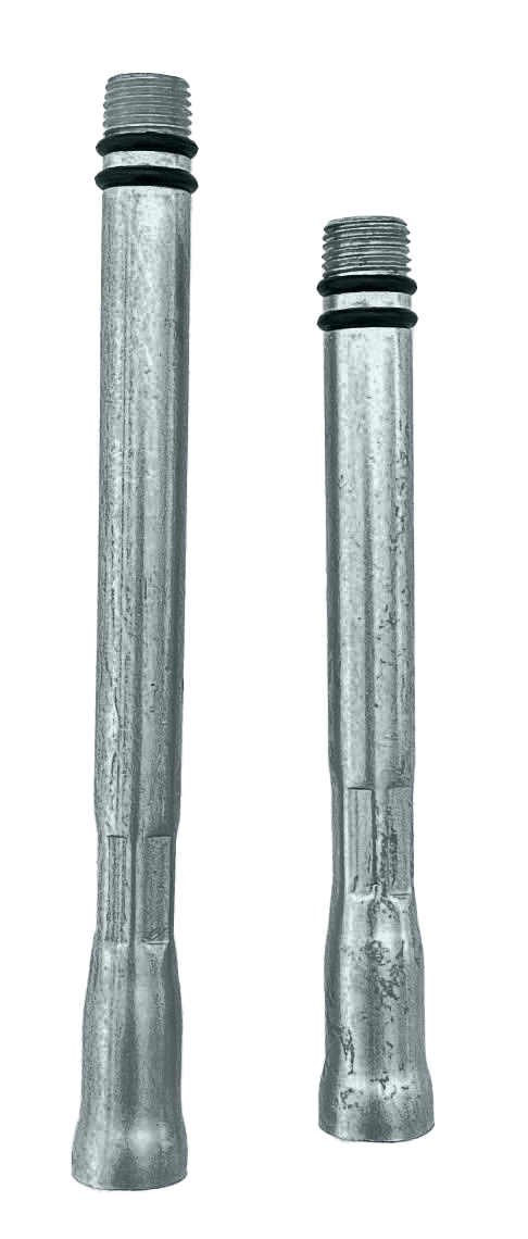 Медная трубка для смесителя ХРОМ 13см GANZER  (200/1пар)