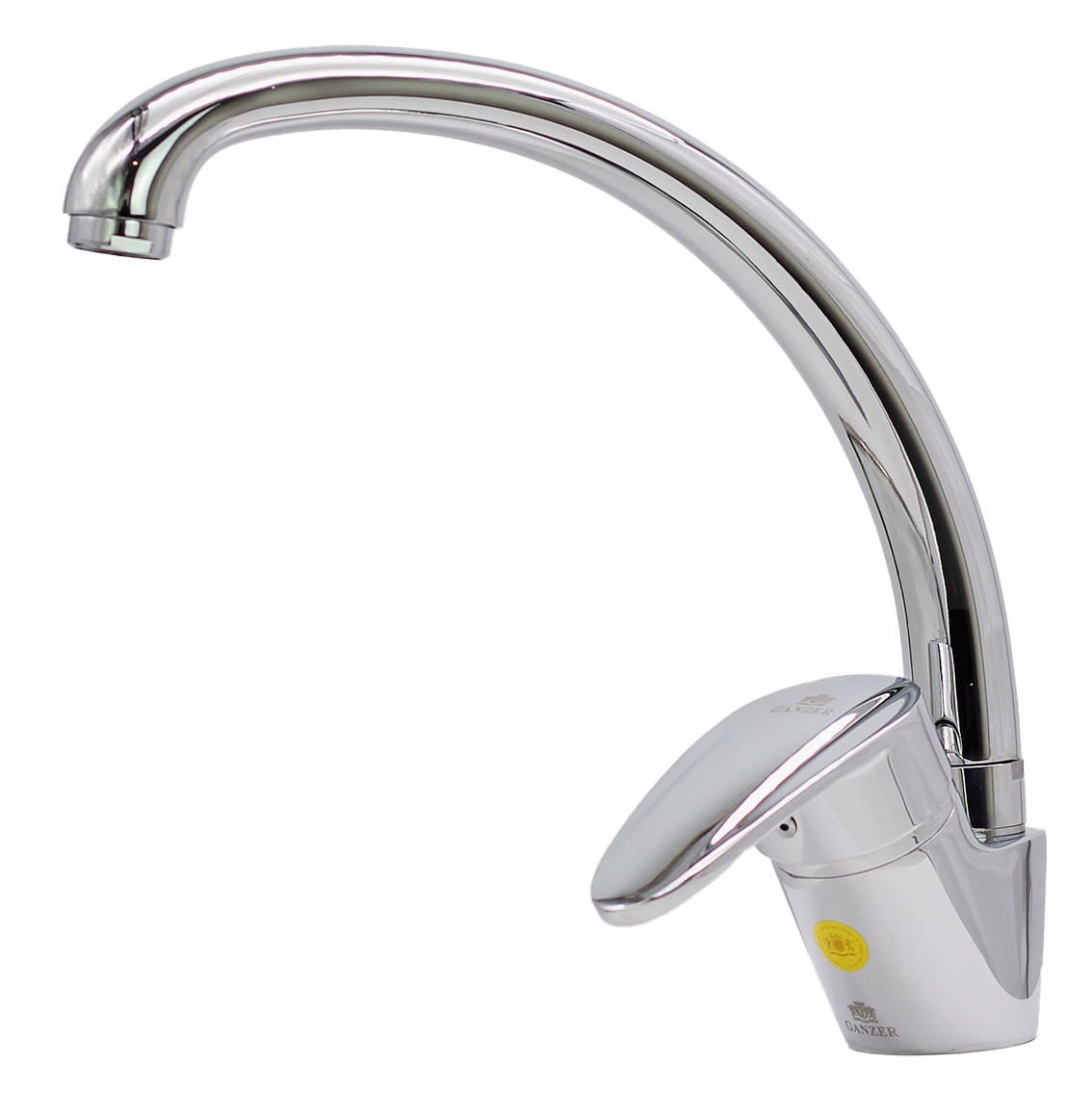 11023 Смеситель однорычажный для кухни "GANZER"  (10/1шт)