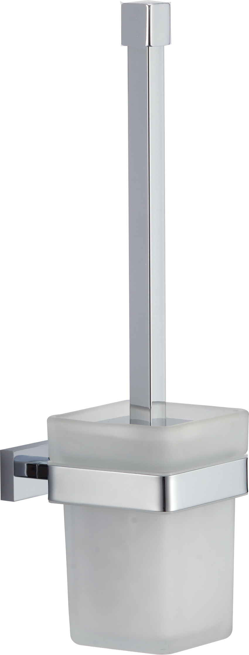 88090 Ершик настенный стекло (ХРОМ)  GANZER (10/1шт)