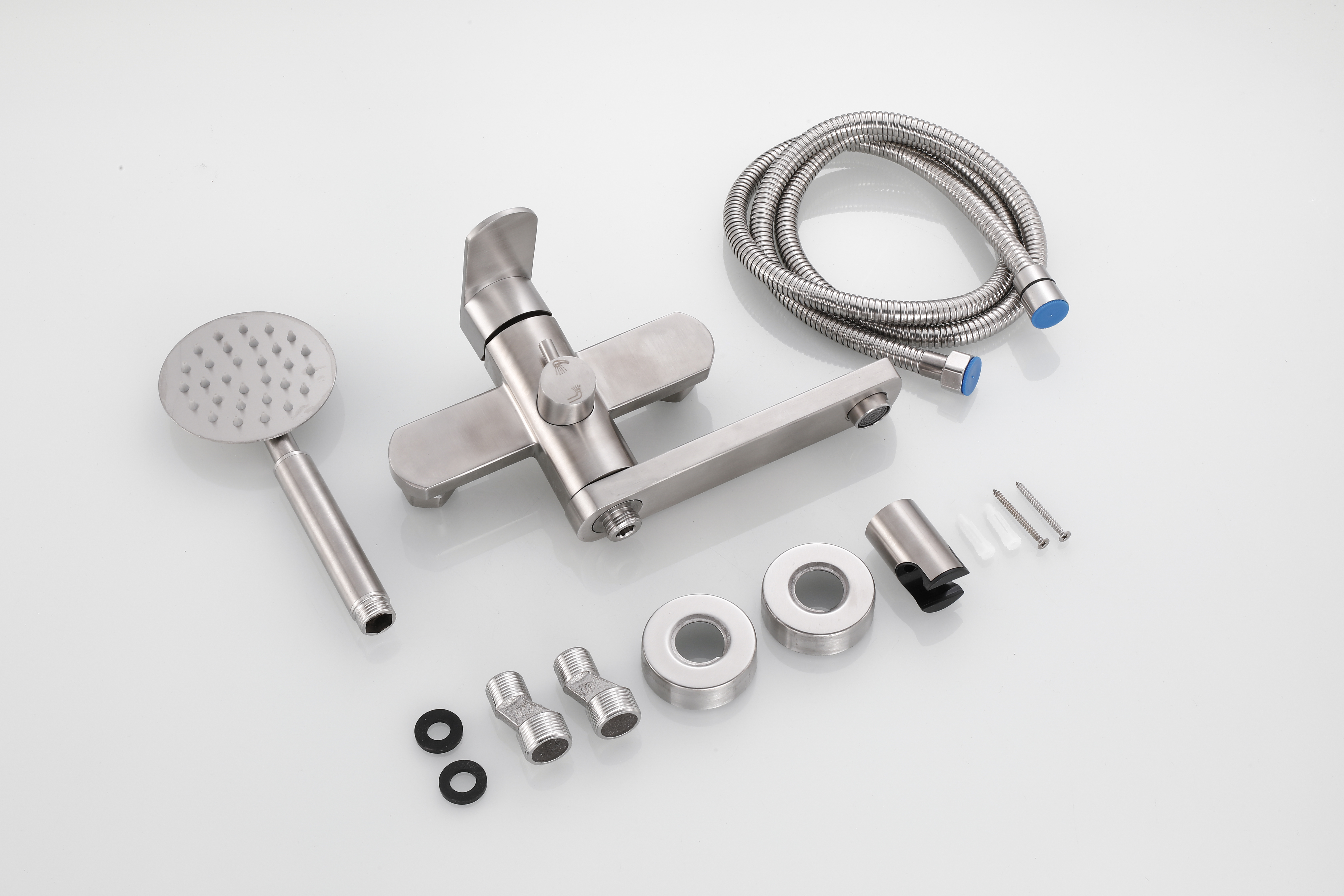 30304-G Смес. од. из НЕРЖ. для ванны кор.(САТИН) HANSEN  (8/1шт)