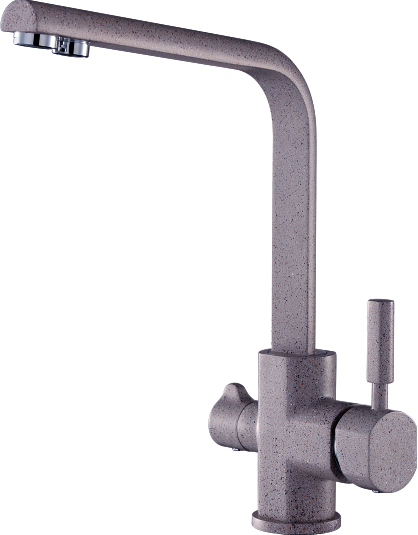 16034-A Смеситель (БЕЖ ПЕСОЧ) с фильт "GANZER"  (10/1шт)  Л/К