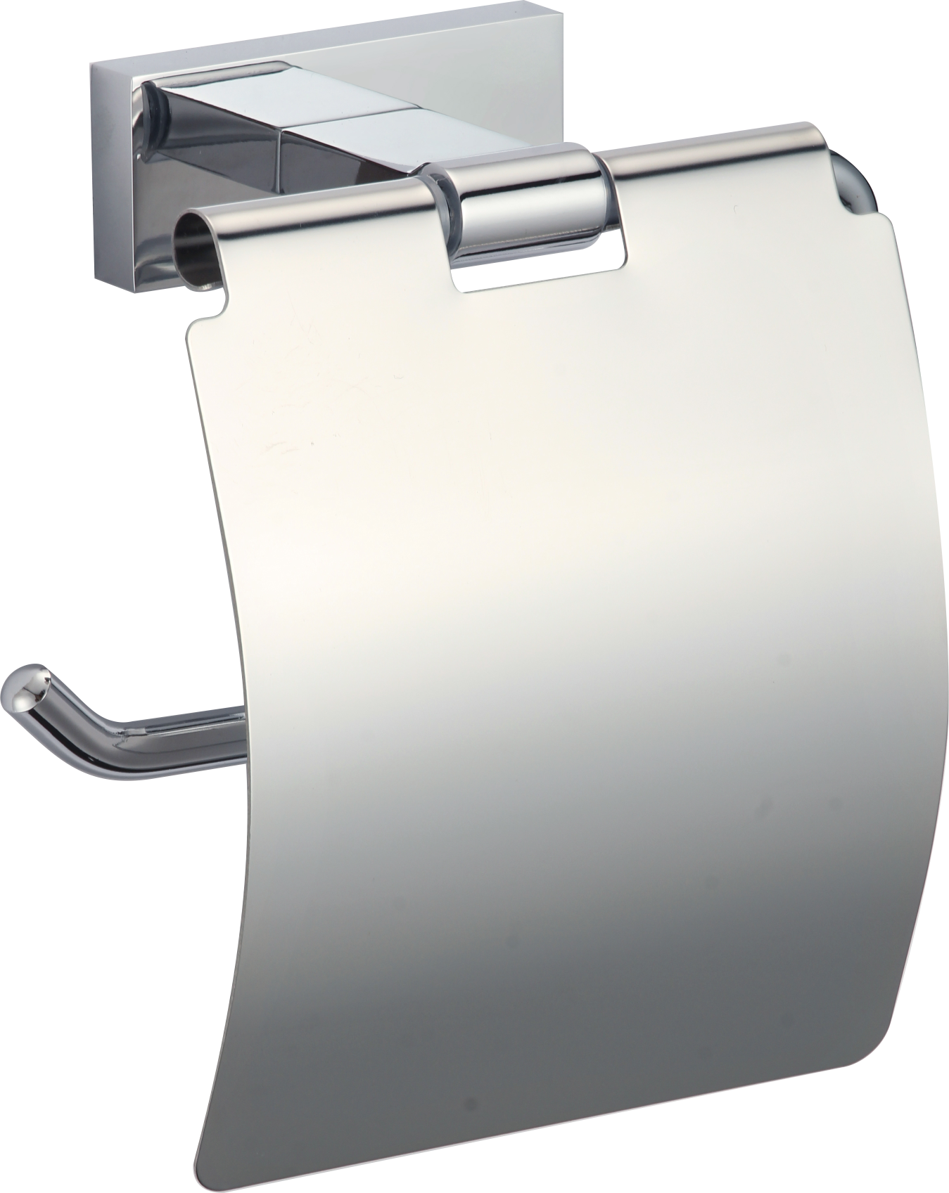 88030 Б/держатель с крышкой (ХРОМ) GANZER (20/1шт)