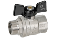 БТТ  Кран шаровый 1/2 г. ш. (бабочка) (80/20шт)