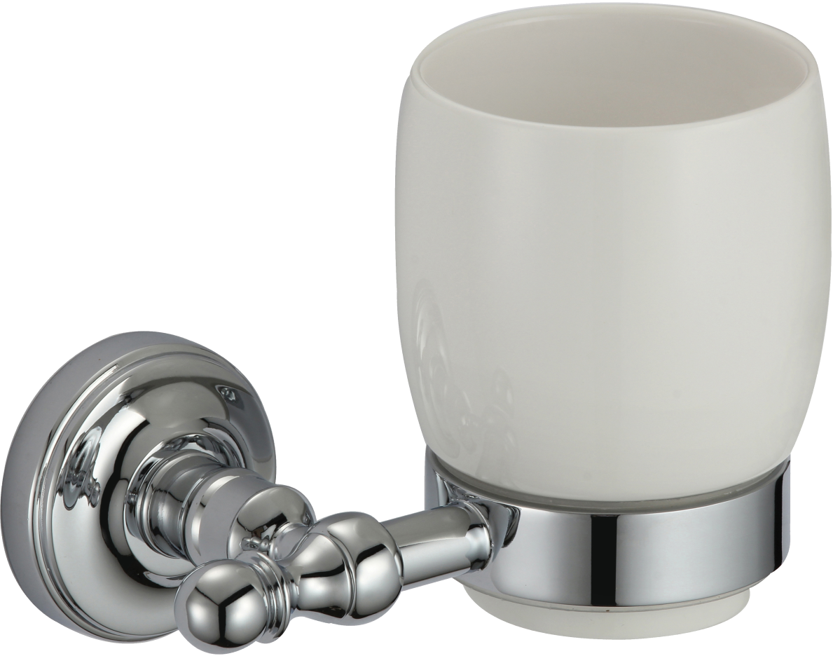 31060 Стакан стекло (настенный) GANZER (20/1шт)