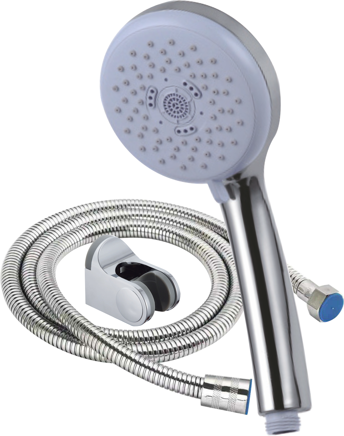 3710 Набор лейка+шланг+держ. (3-функций,10*23см) HANSEN (50/1шт)