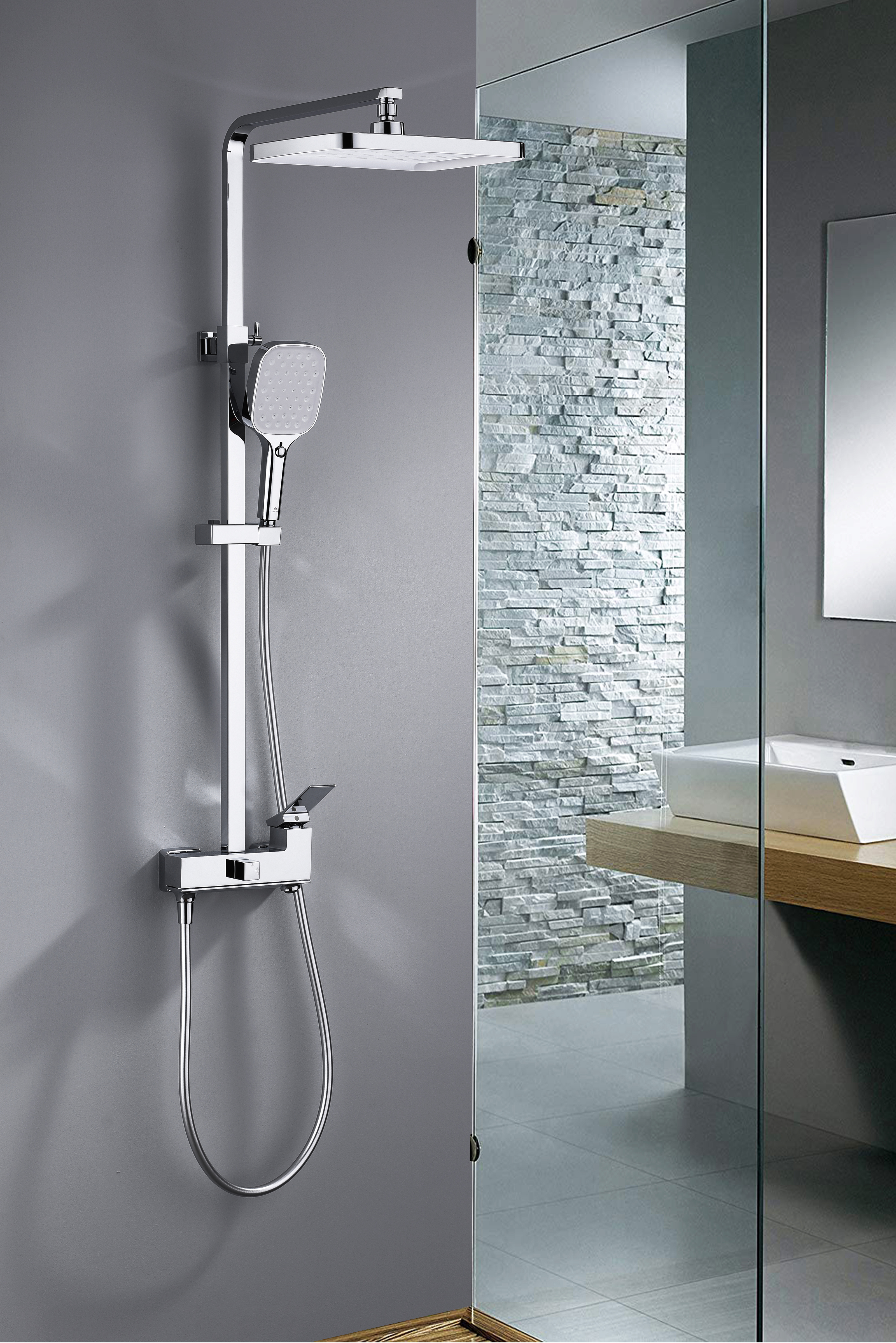 05162 Душевая система (ХРОМ) GANZER (5/1шт)