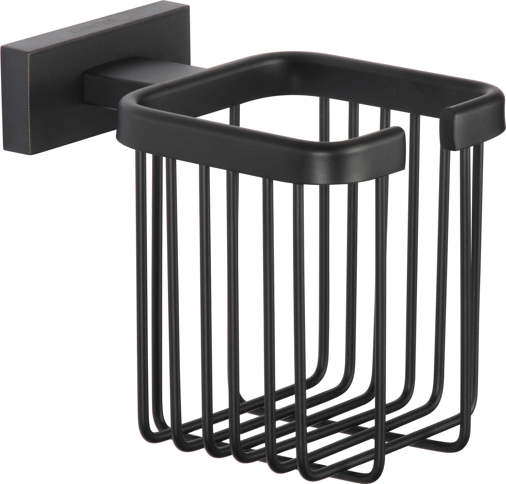 88038-C Держатель для освежителя (ЧЕРНЫЙ) GANZER (20/1шт)