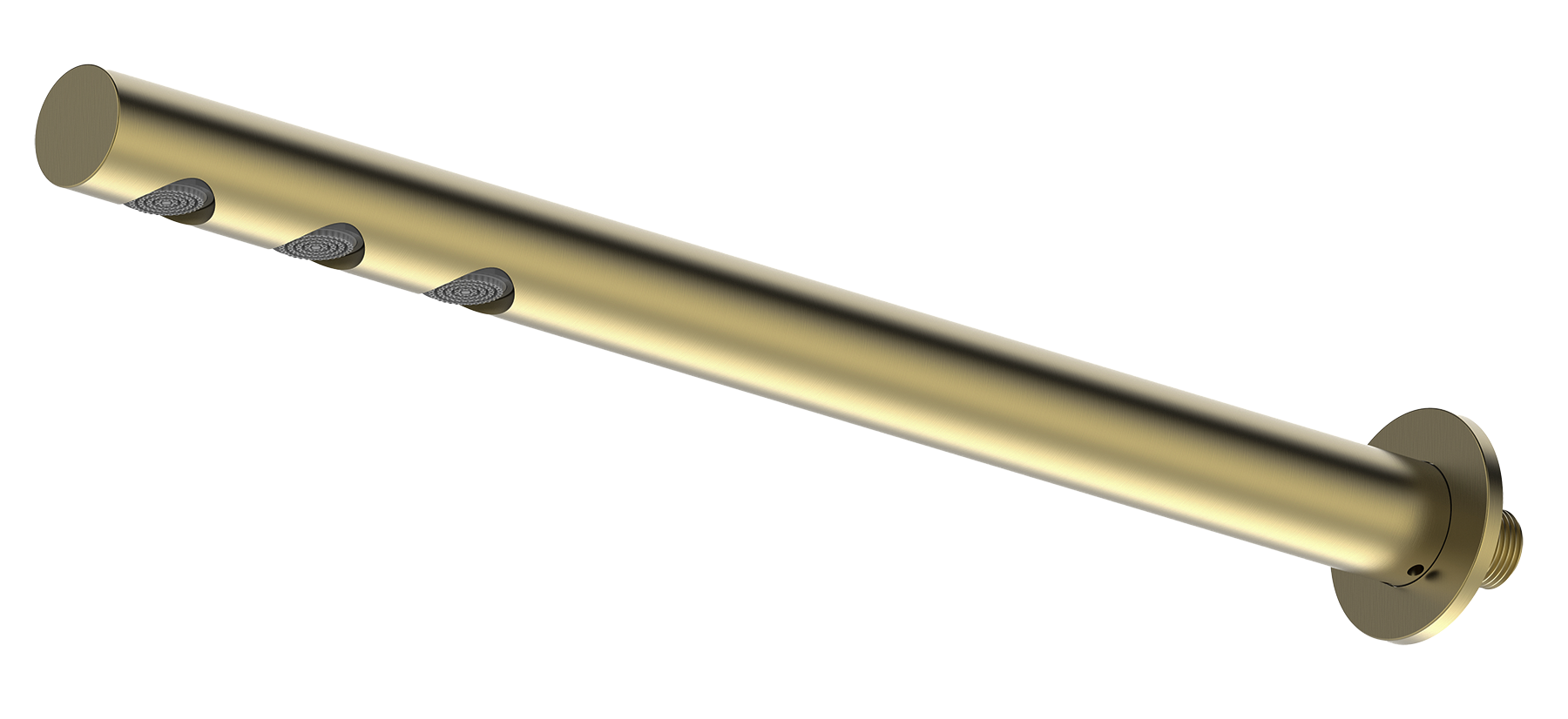 18540-S Тропическая трубчатая лейка, круглая 45см (Мат. Золото)  GANZER  (25/1шт)