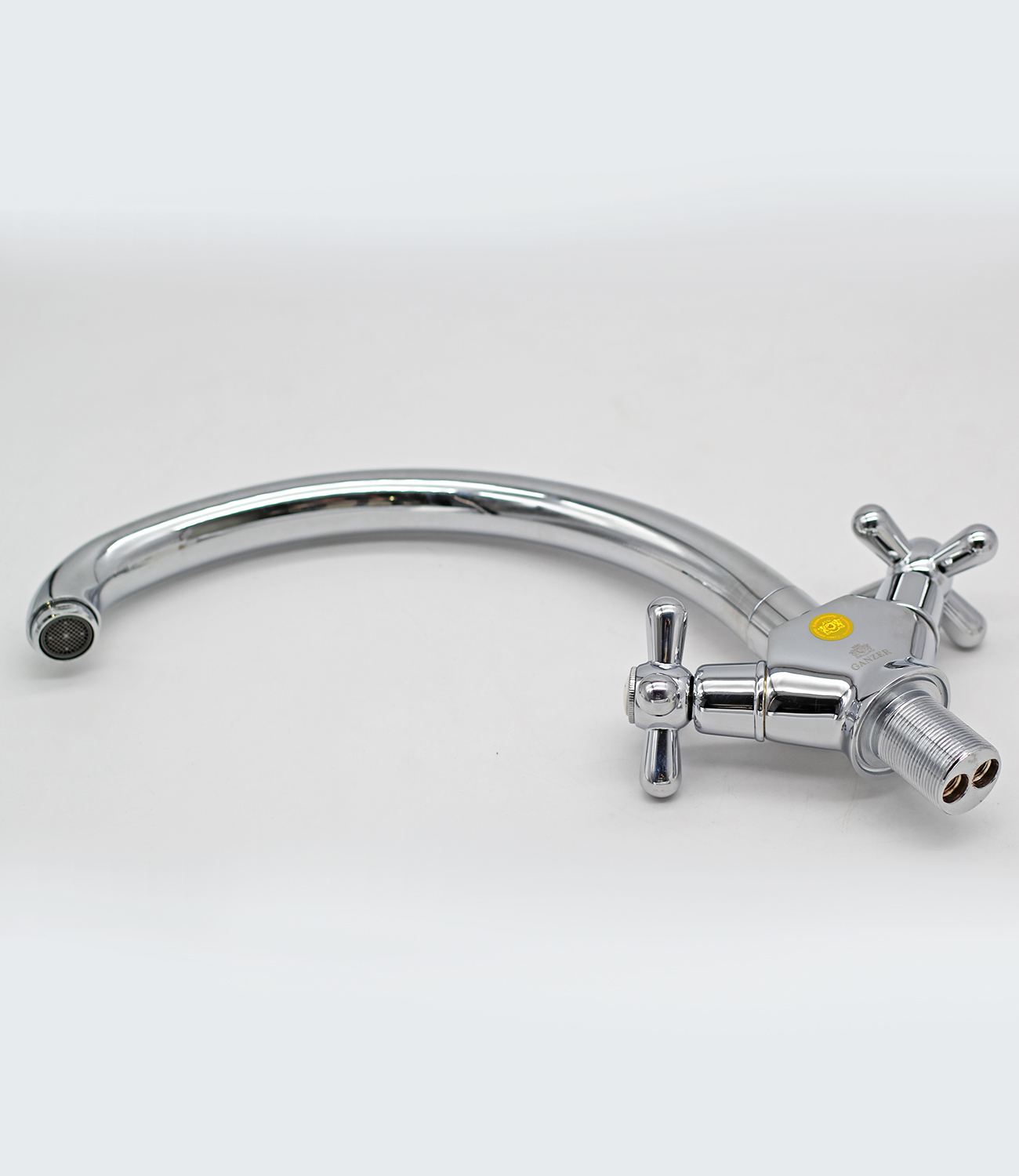 13021 Смеситель двухвентельный для кухни "GANZER"  (10/1шт)