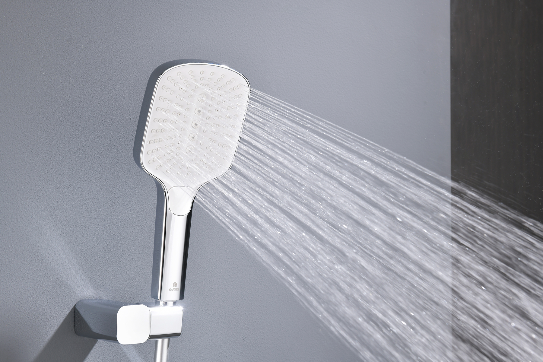 12165 Смеситель встраиваемый для душа с 3-функ. (ХРОМ) GANZER (6/1шт)