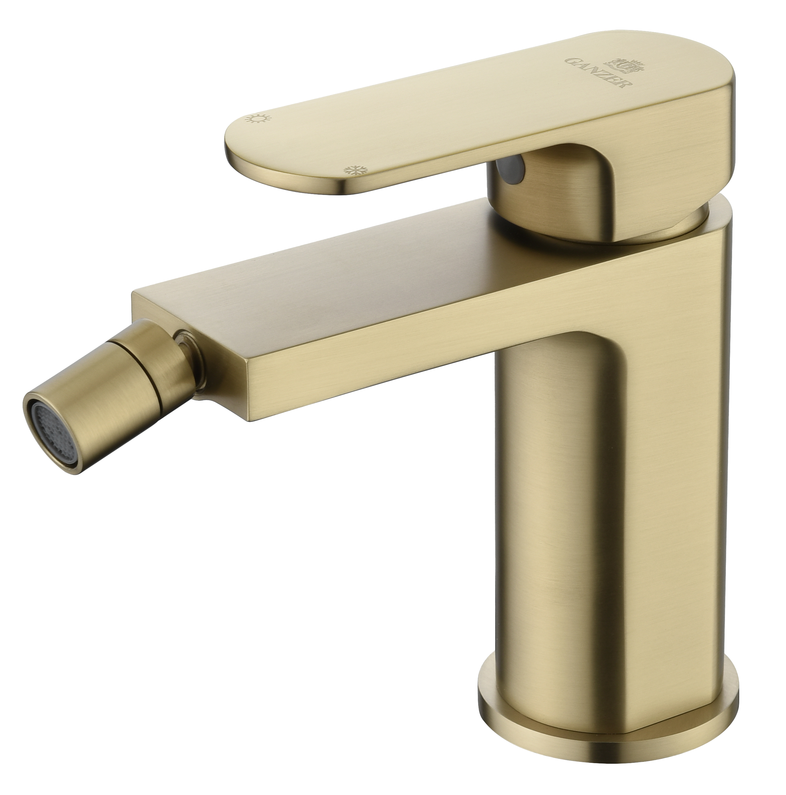 06151-S Смеситель на биде (Мат. Золото) GANZER  (10/1шт)