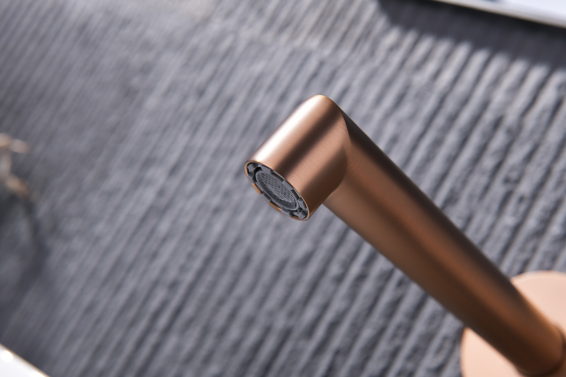 19144-R Встроенный смес для рак. (Роз. Золото) GANZER  (10/1шт)