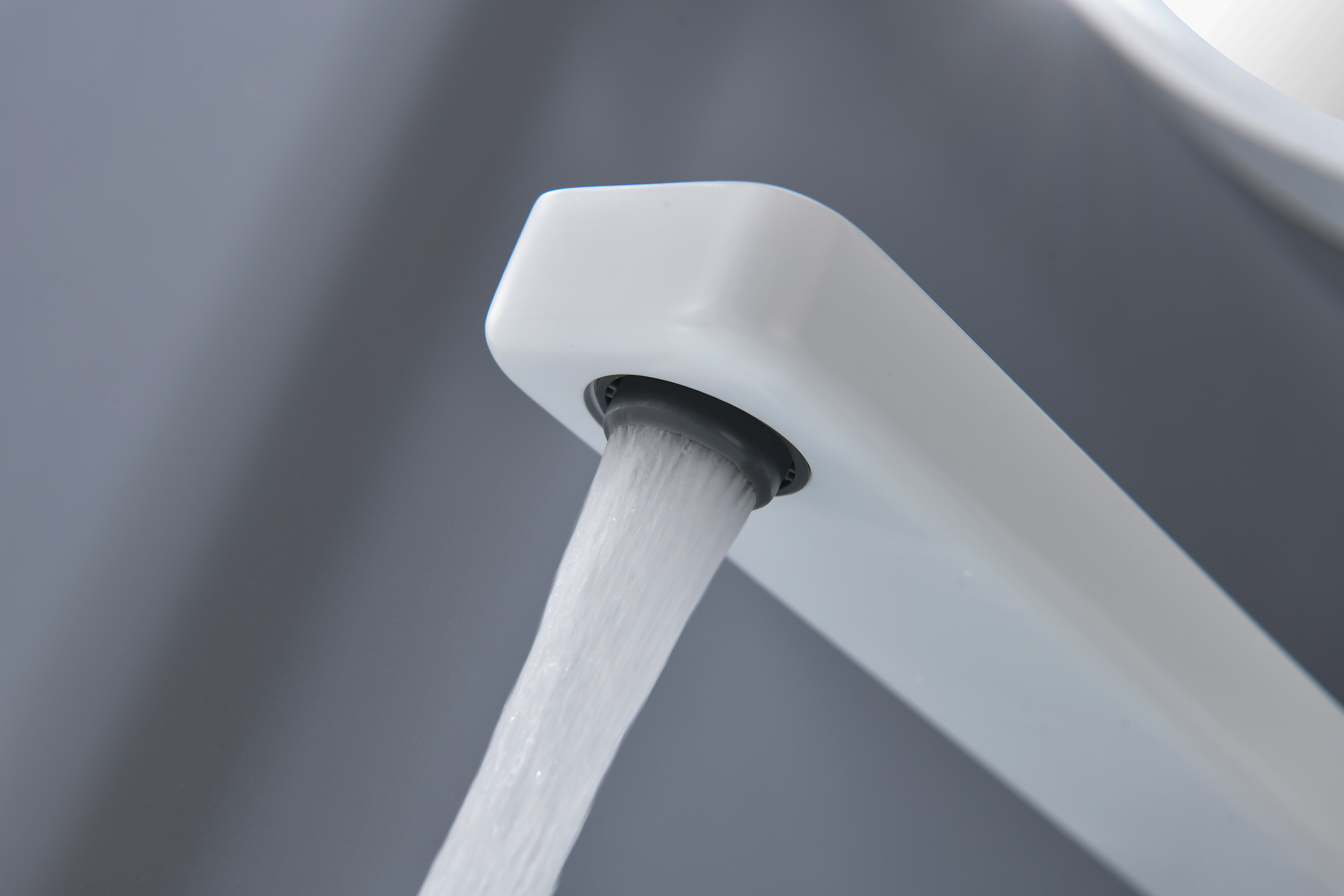 12144-F Встроенный смес для рак. (БЕЛЫЙ) GANZER  (10/1шт)