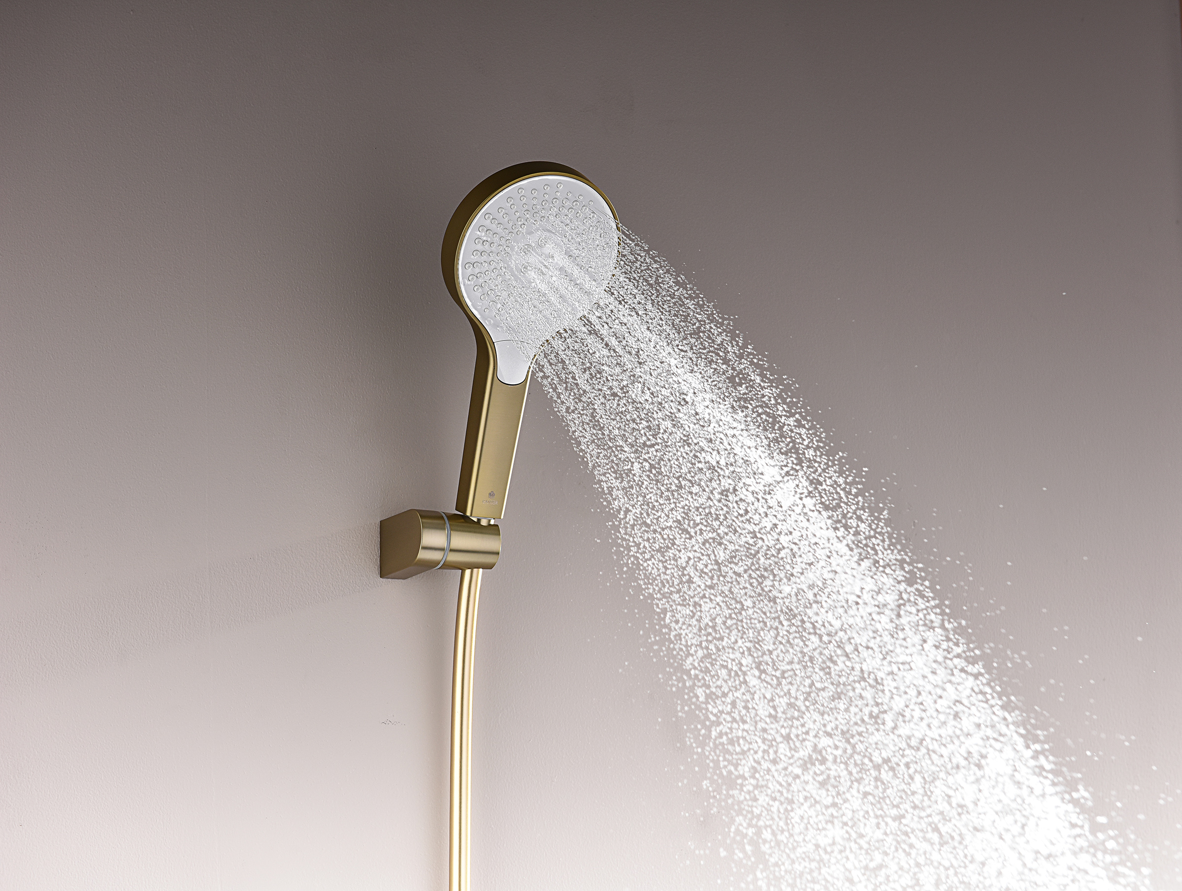 06165-S Смеситель встраиваемый для душа с 3-функ. (Мат. Золото) GANZER (6/1шт)