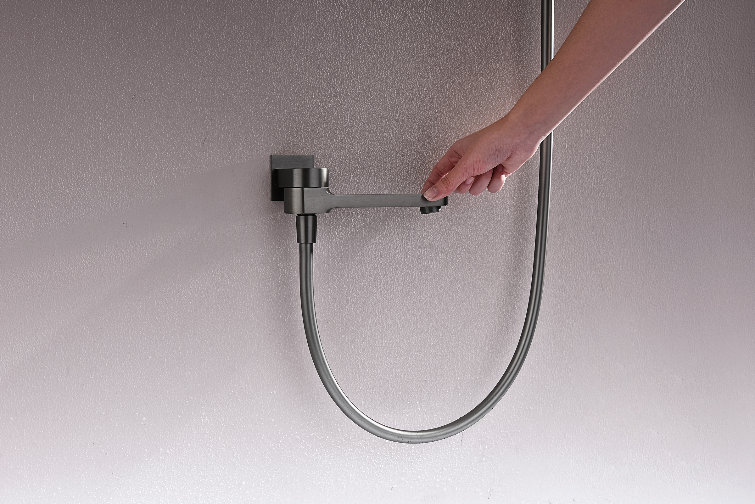 06165-Q Смеситель встраиваемый для душа с 3-функ. (ГРАФИТ) GANZER (6/1шт)