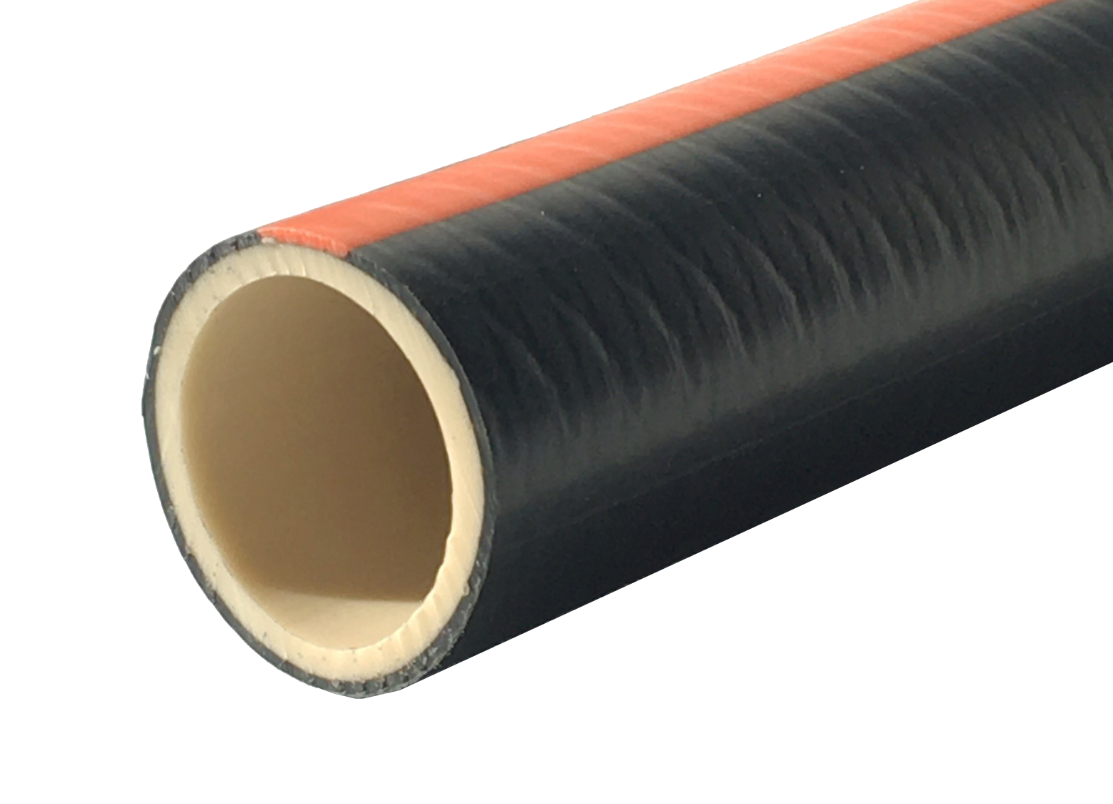 Шланг полив. (МЕЛИССА) 1/2*25м (12,5мм) (черный с кр. пол.) 3-слоя  (104/1шт)