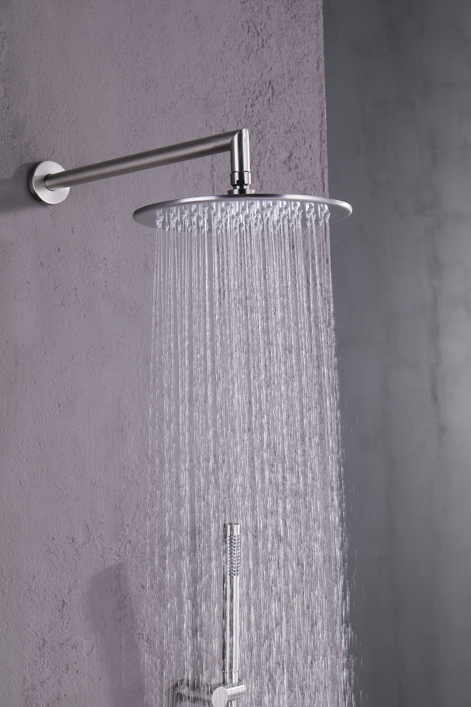 19165-G Смеситель встраиваемый для душа с 3-функ. (САТИН) GANZER (6/1шт)