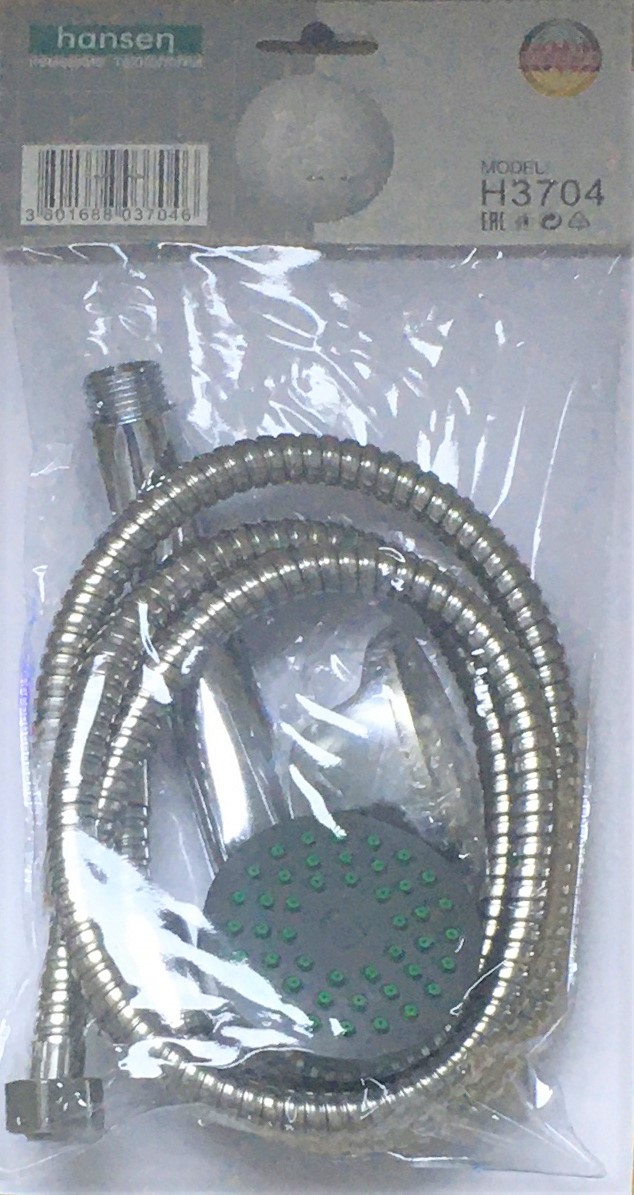 3704 Набор лейка+шланг+держ. (1-функця,) HANSEN (50/1шт)
