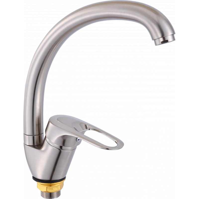 59030-G Смеситель для кухни (САТИН) HANSEN  (10/1шт)