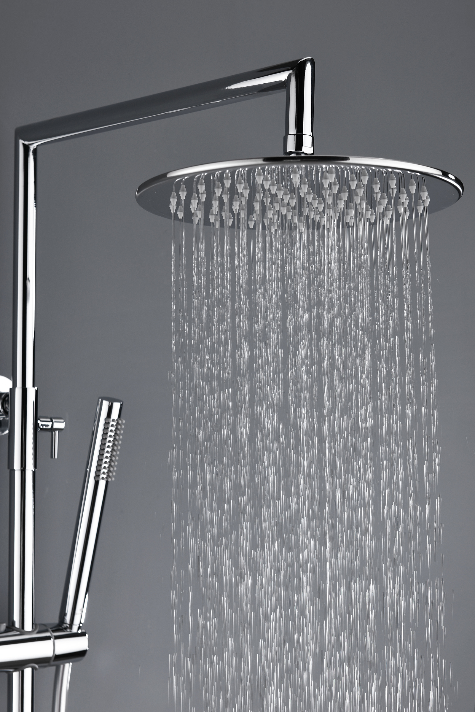 19170 Душевая система с термостатом (ХРОМ) GANZER (5/1шт)