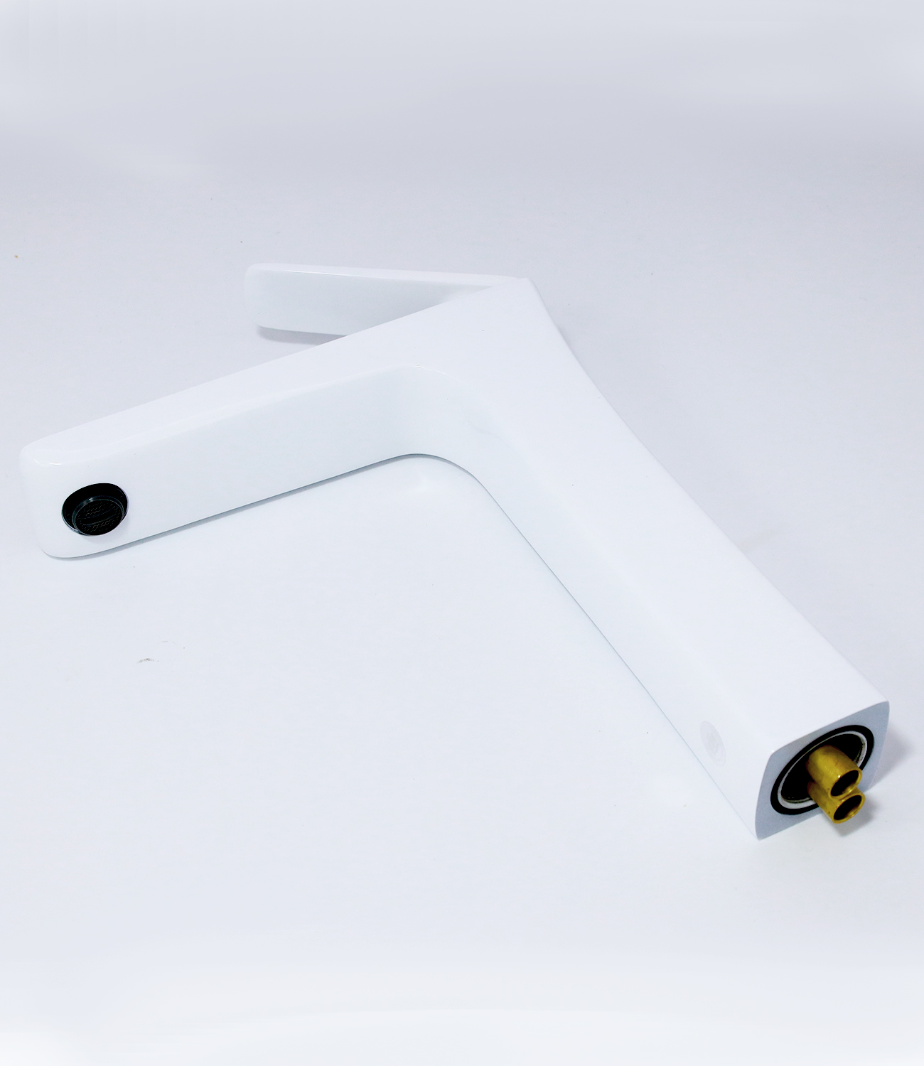 51012-F Смеситель для умыв. (ВЫС. бел.+хром)) "GANZER"  (10/1шт) Л/К