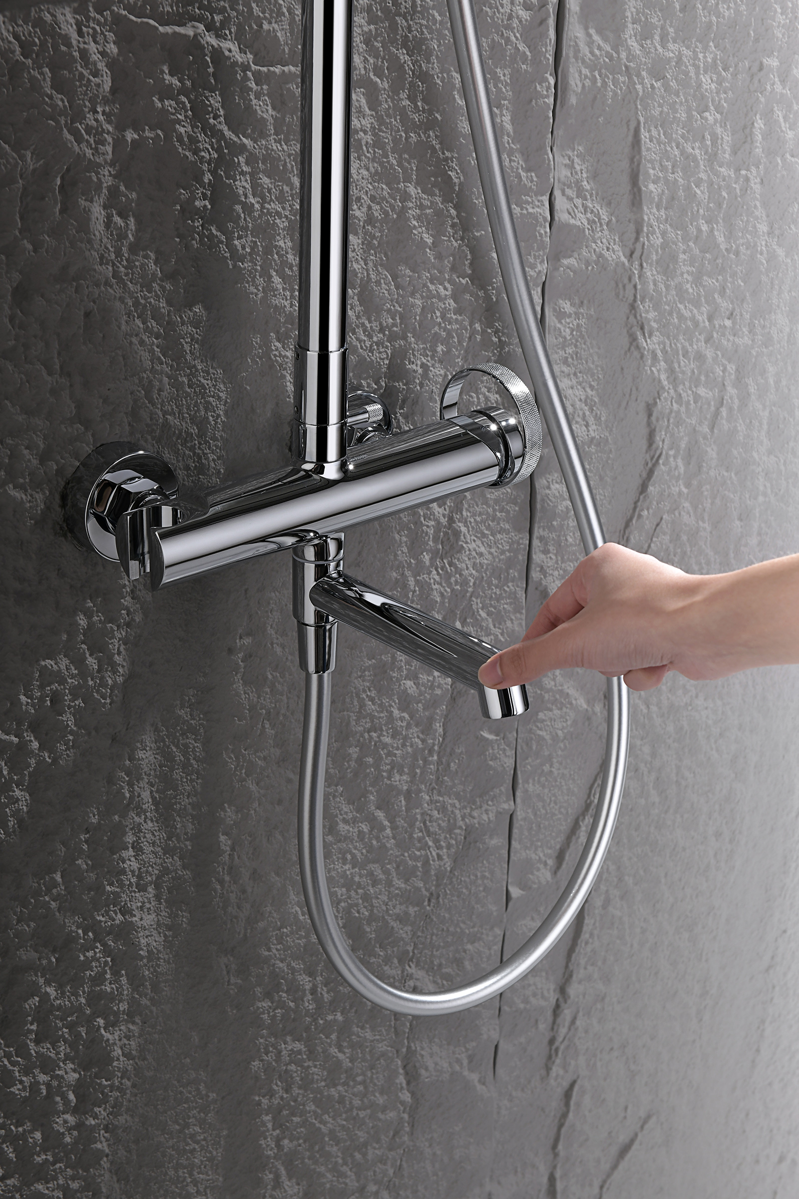 19162 Душевая система (ХРОМ) GANZER (5/1шт)